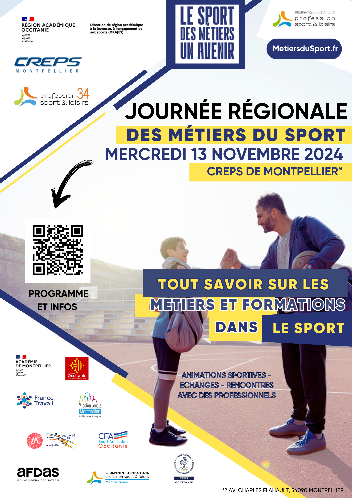 Affiche Journée Métiers du sport